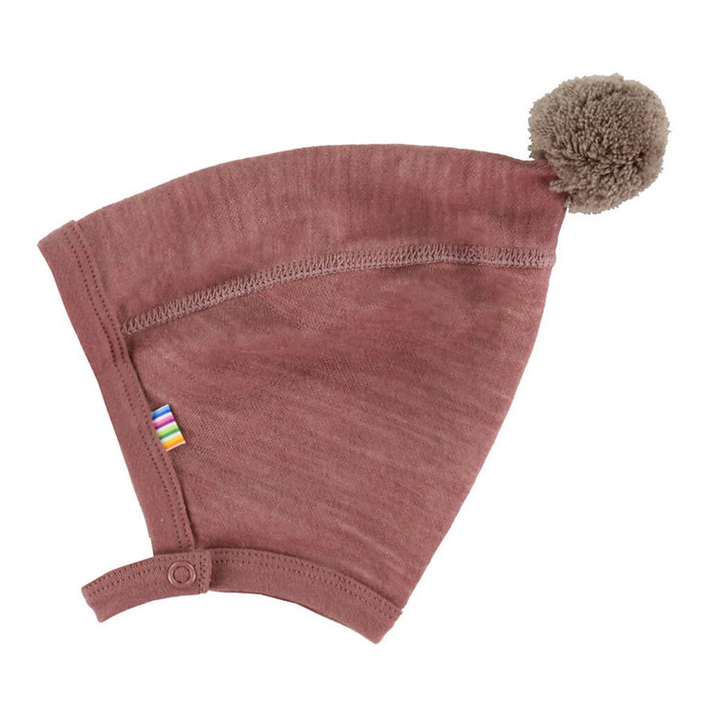 Joha Babyhjelm - Uld/Bambus - Mørk Rose