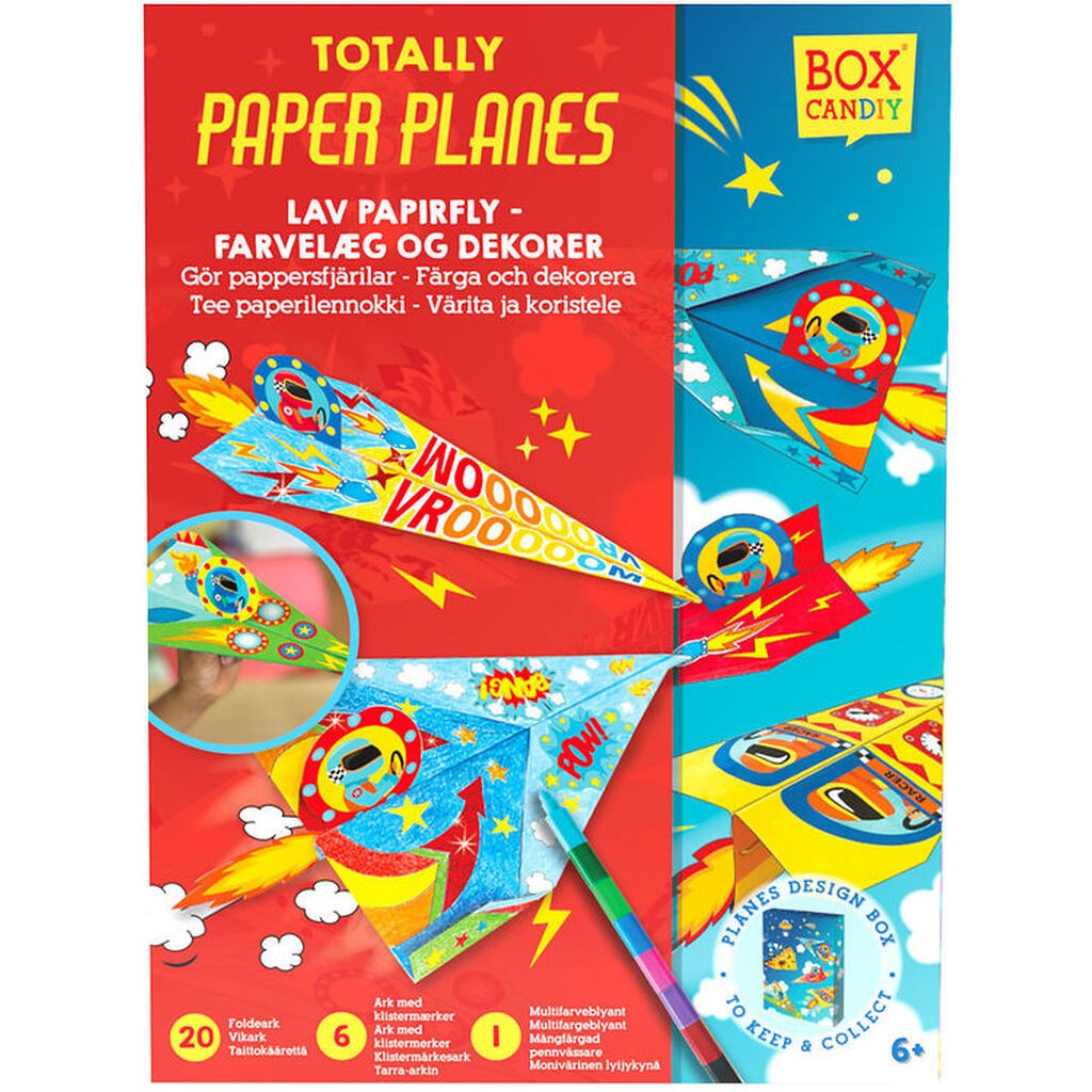 BOX CANDIY Kreasæt - Papirfly - Totally Paper Planes