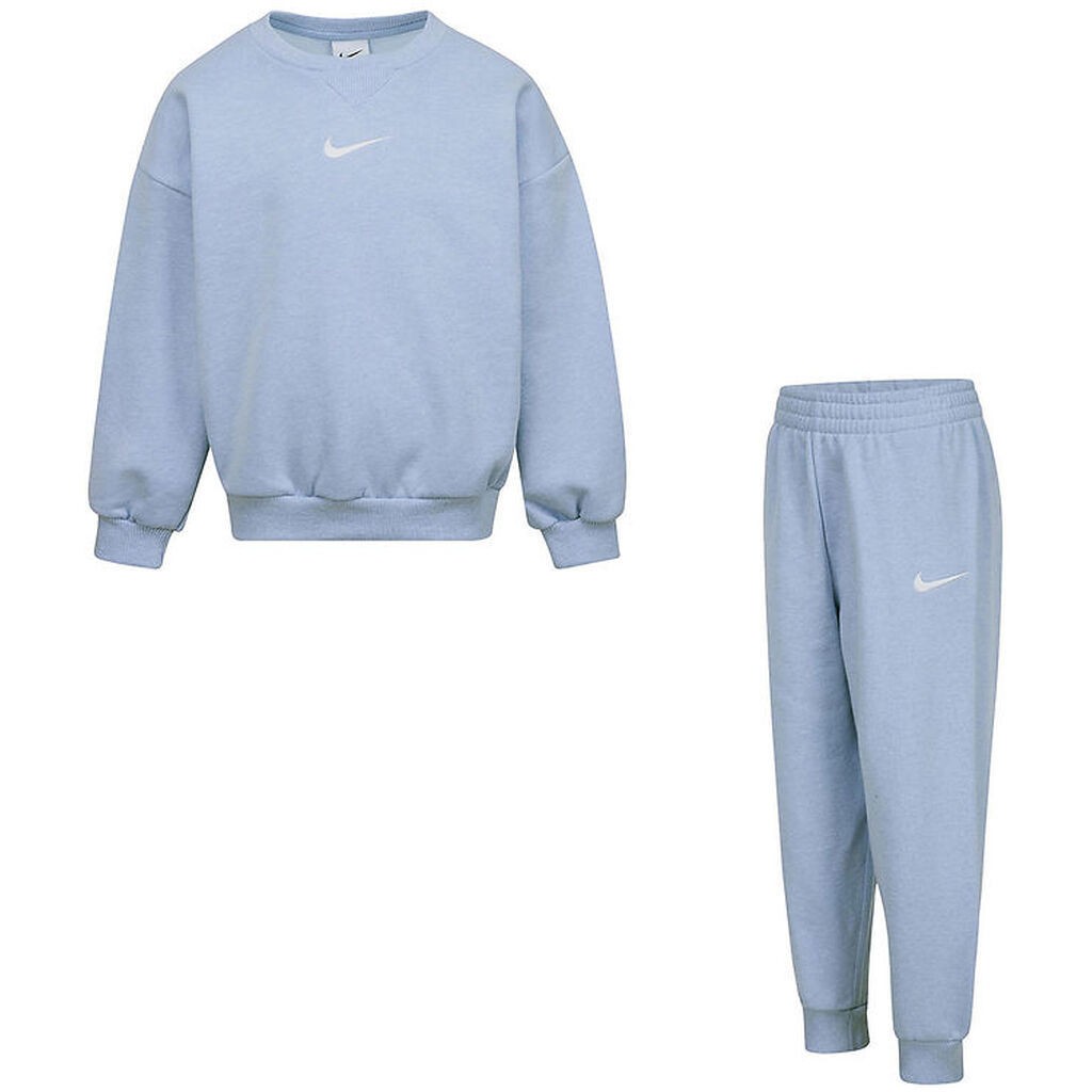 Nike Sweatsæt - Cobalt Bliss Heather
