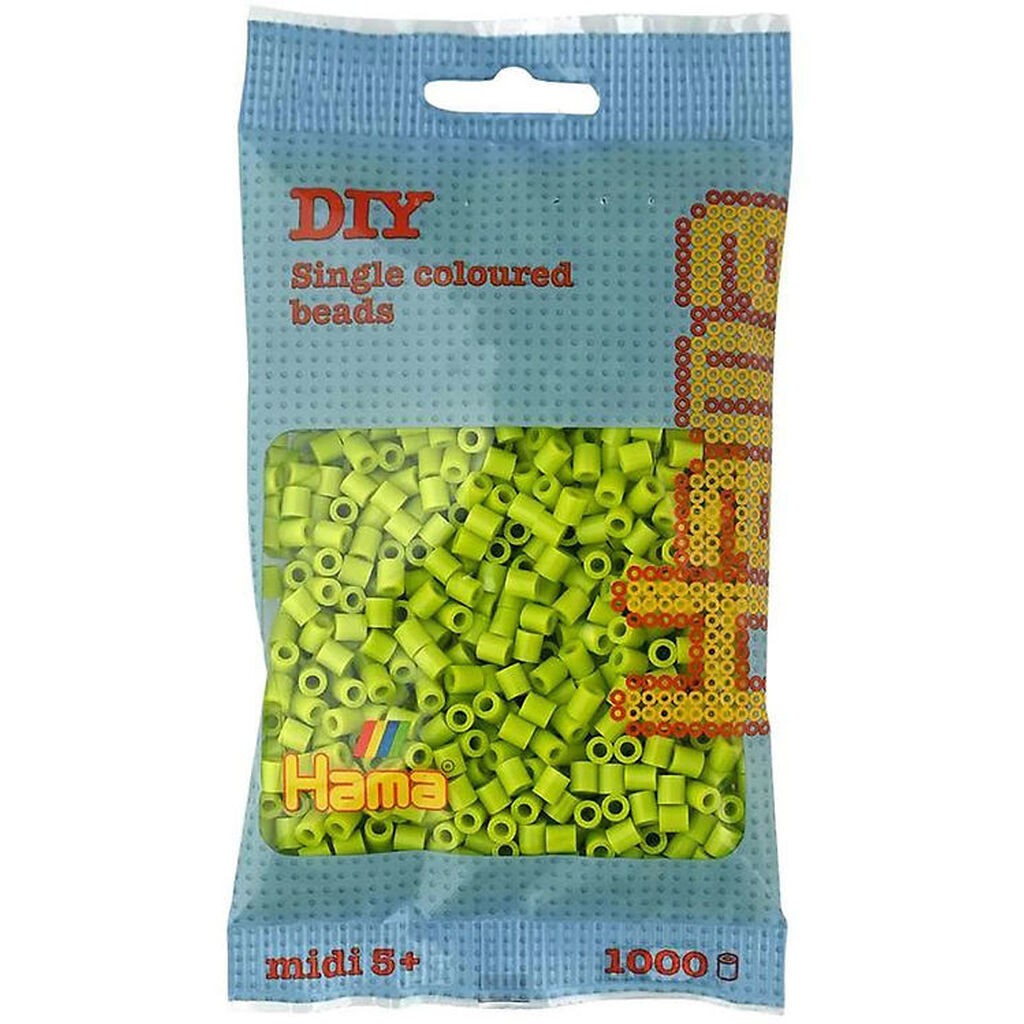Hama Midi Perler - 1000 stk. - 104 Lime