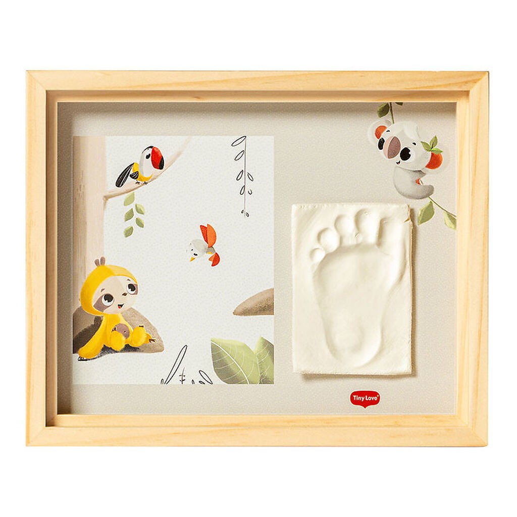 Tiny Love Aftryksæt - Hånd/Fod - Wooden Frame