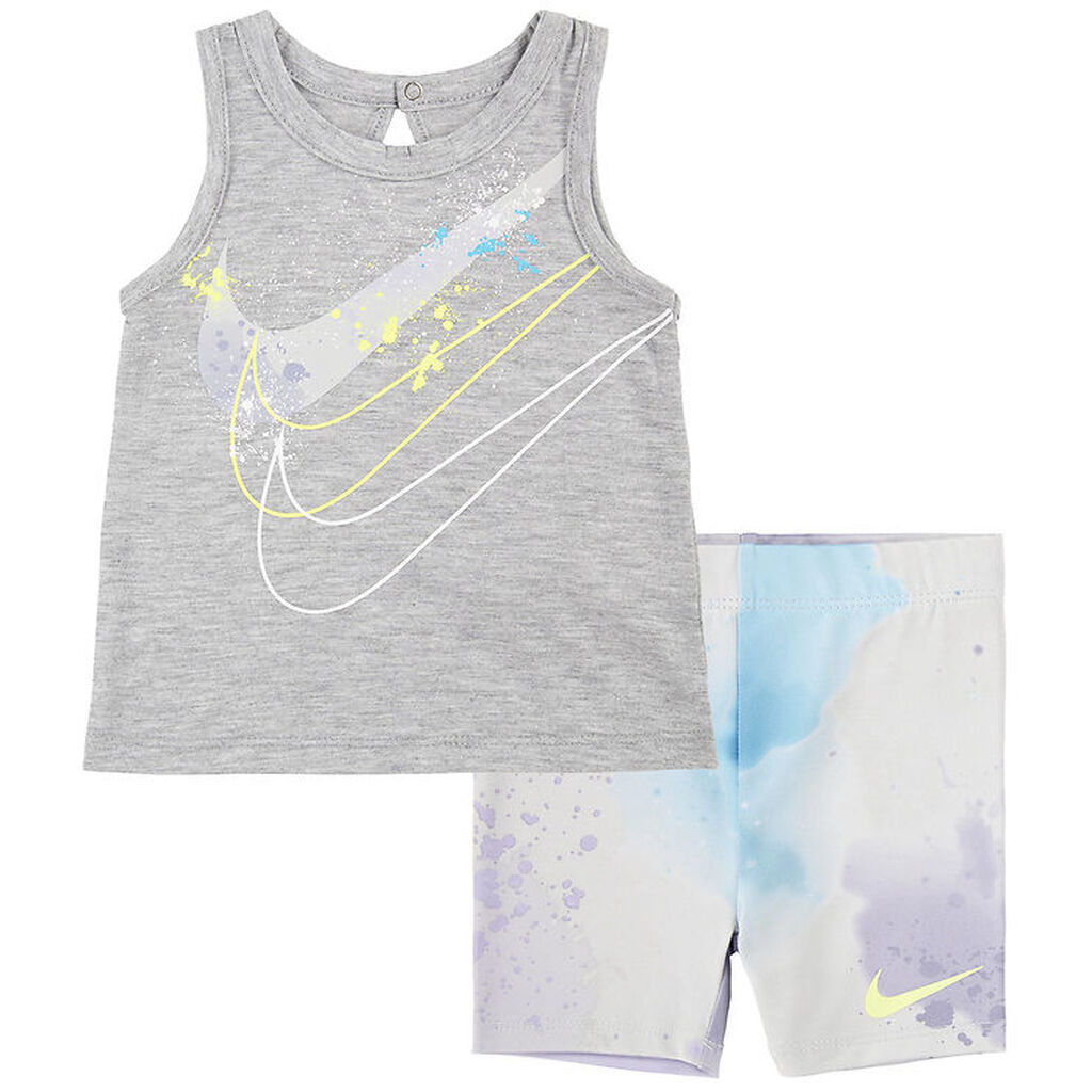 Nike Shortssæt - Shorts/Top - Photon Dust