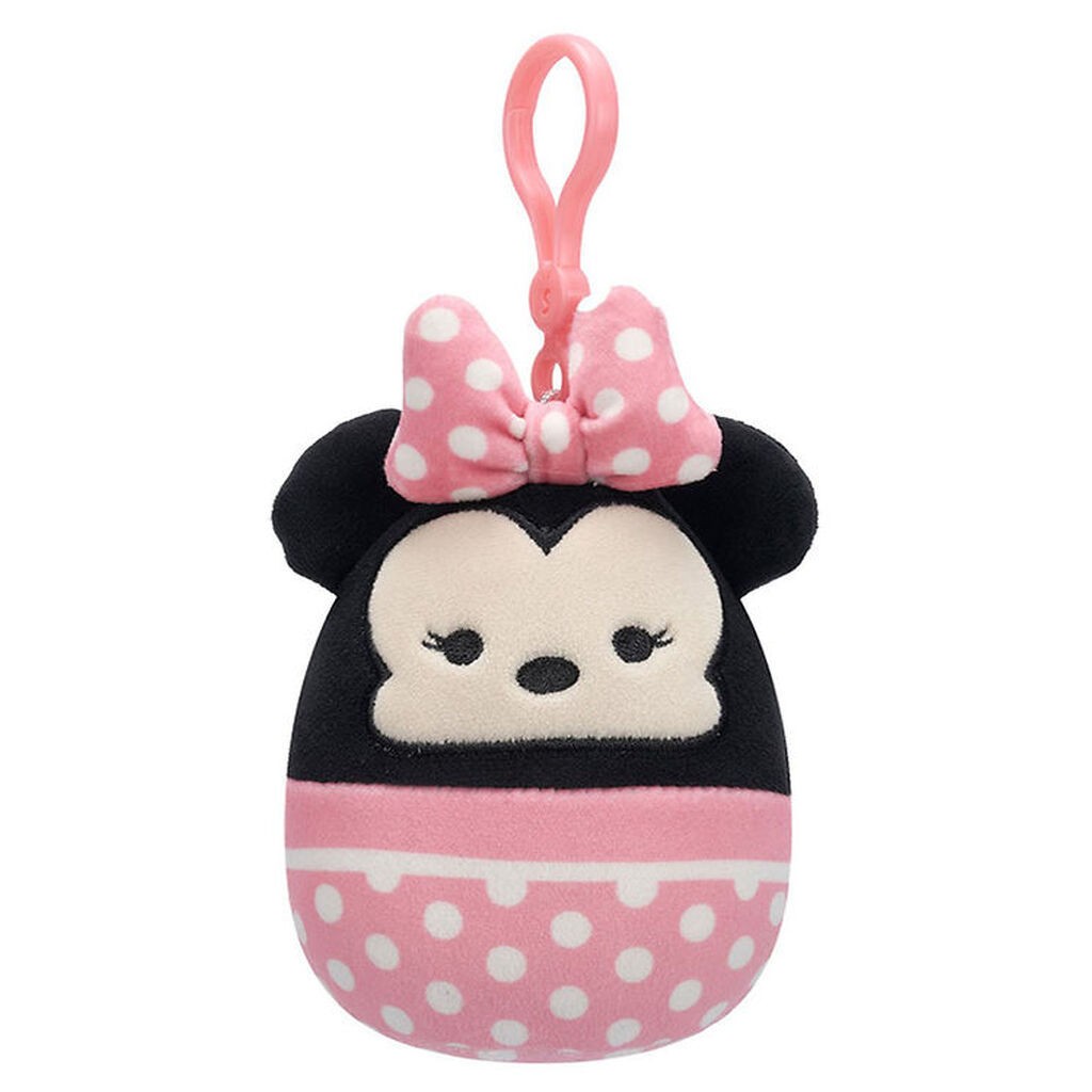 Squishmallows Taskevedhæng - 9 cm - Minnie Mouse - Clip On