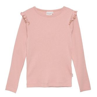 Minymo Bluse - Rib - Misty Rose
