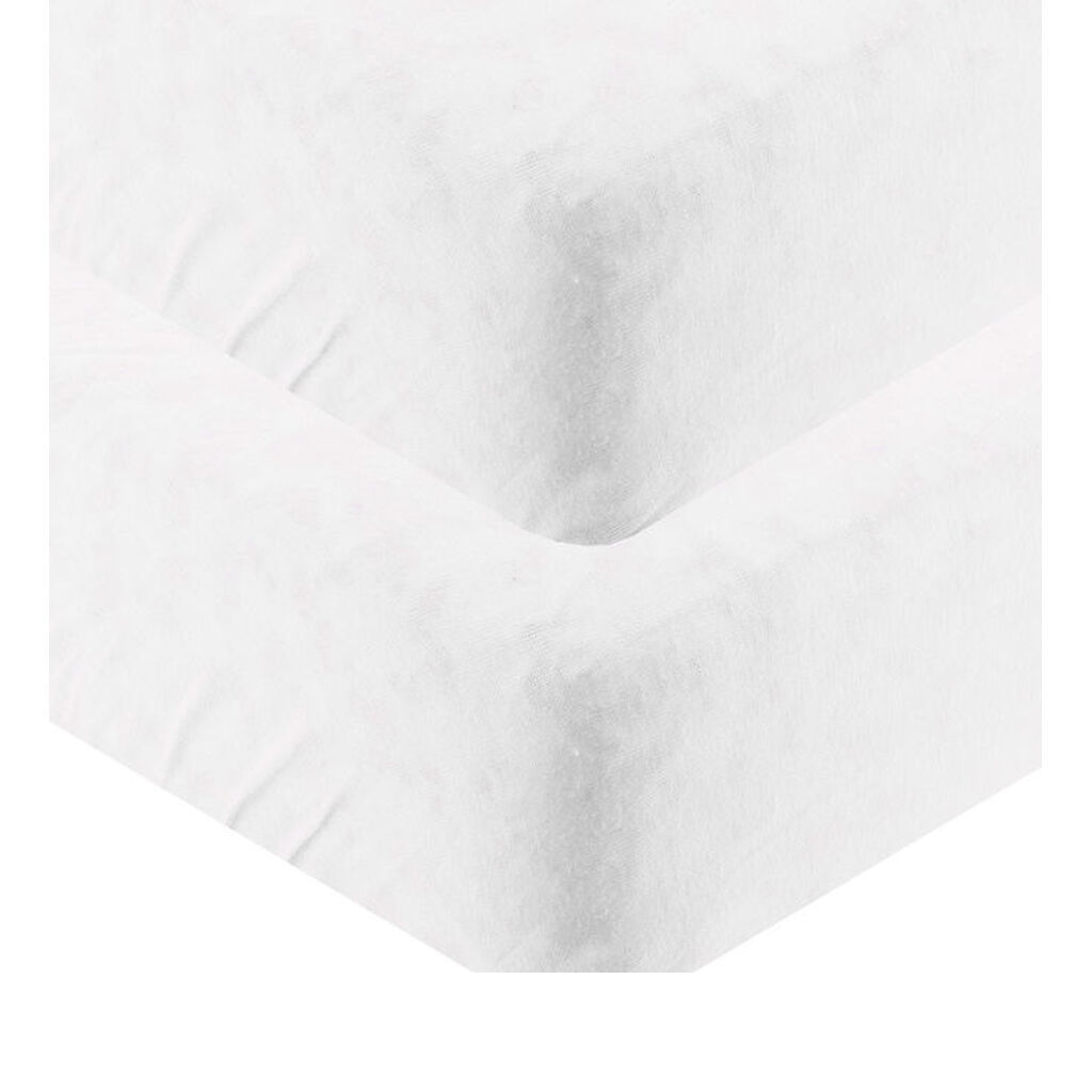 Sebra Lagener - 2-pak - Baby - 70x120 cm - Hvid