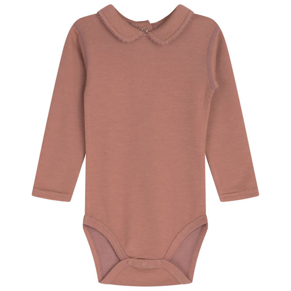 Hust and Claire Body l/æ - Uld/Bambus - Beate-HC - Burlwood
