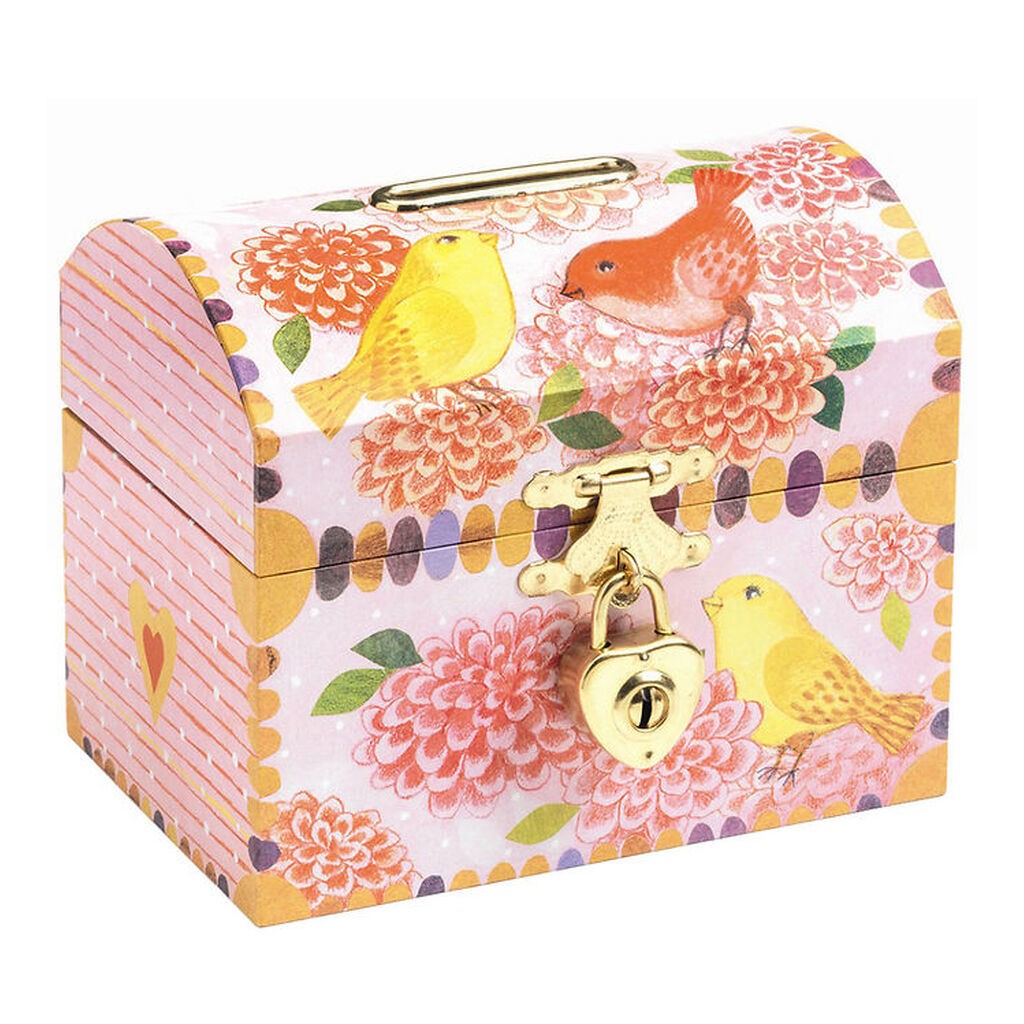 Djeco Sparebøsse - 10x12 cm - Fugle