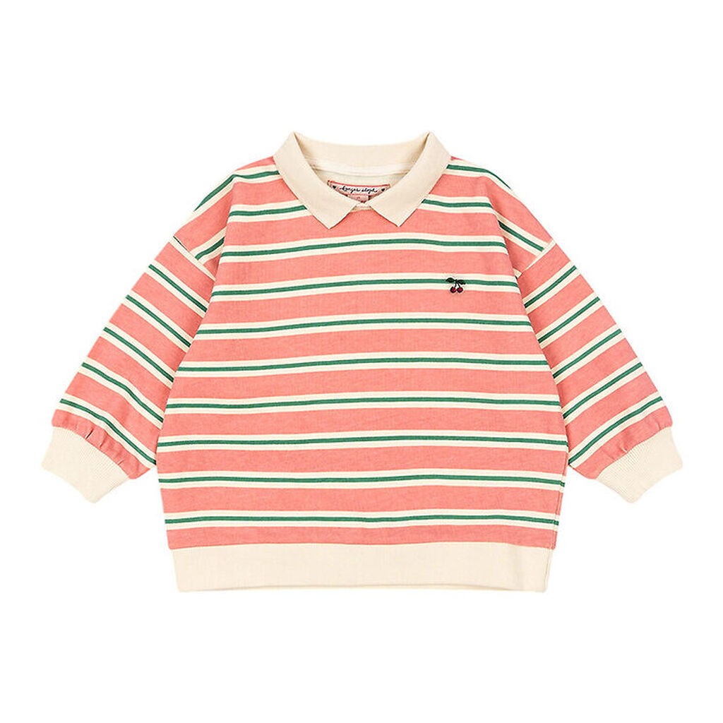 Konges Sløjd Polobluse - Blush Bound Stripe