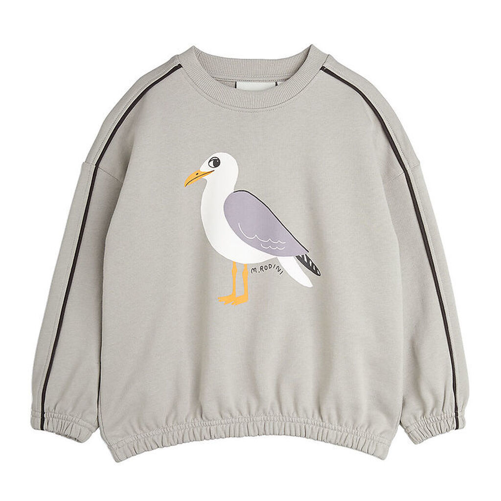 Mini Rodini Sweatshirt - Seagull - Grå