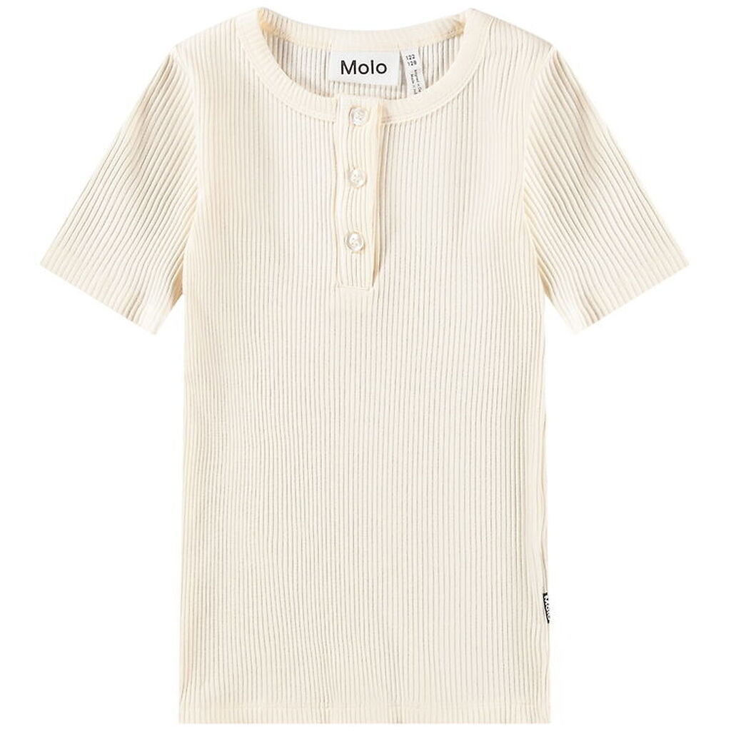 Molo T-shirt - Rib - Rosey - Pearled Ivory