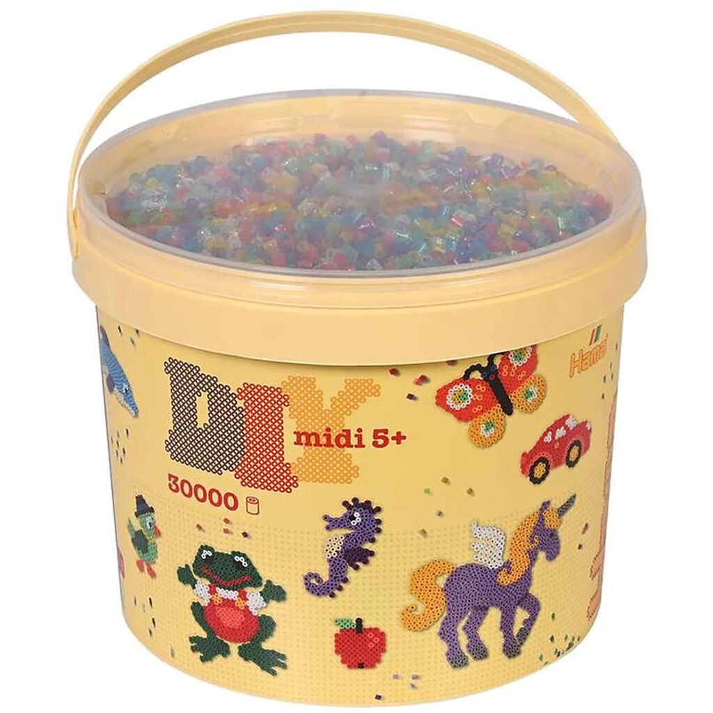 Hama Midi Perler - 30.000 stk. - 54 Glitter Mix