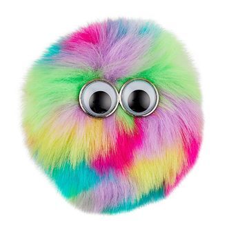 Ergobag Velcromærke - Fluffy - Pink/Grøn