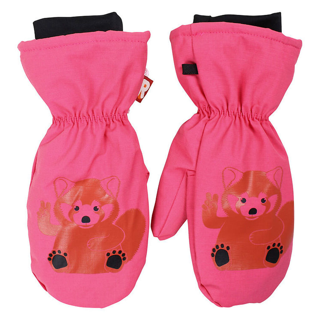 DYR-Cph Luffer m. Fleece - DYRPaw - Spicy Pink Rød Peace Panda