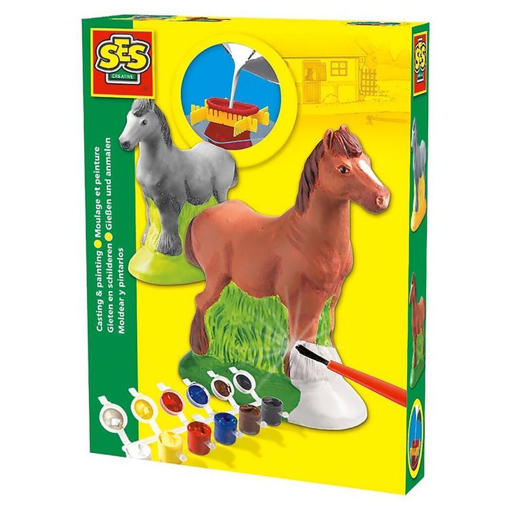 SES Creative - Støb Og Mal - Hest