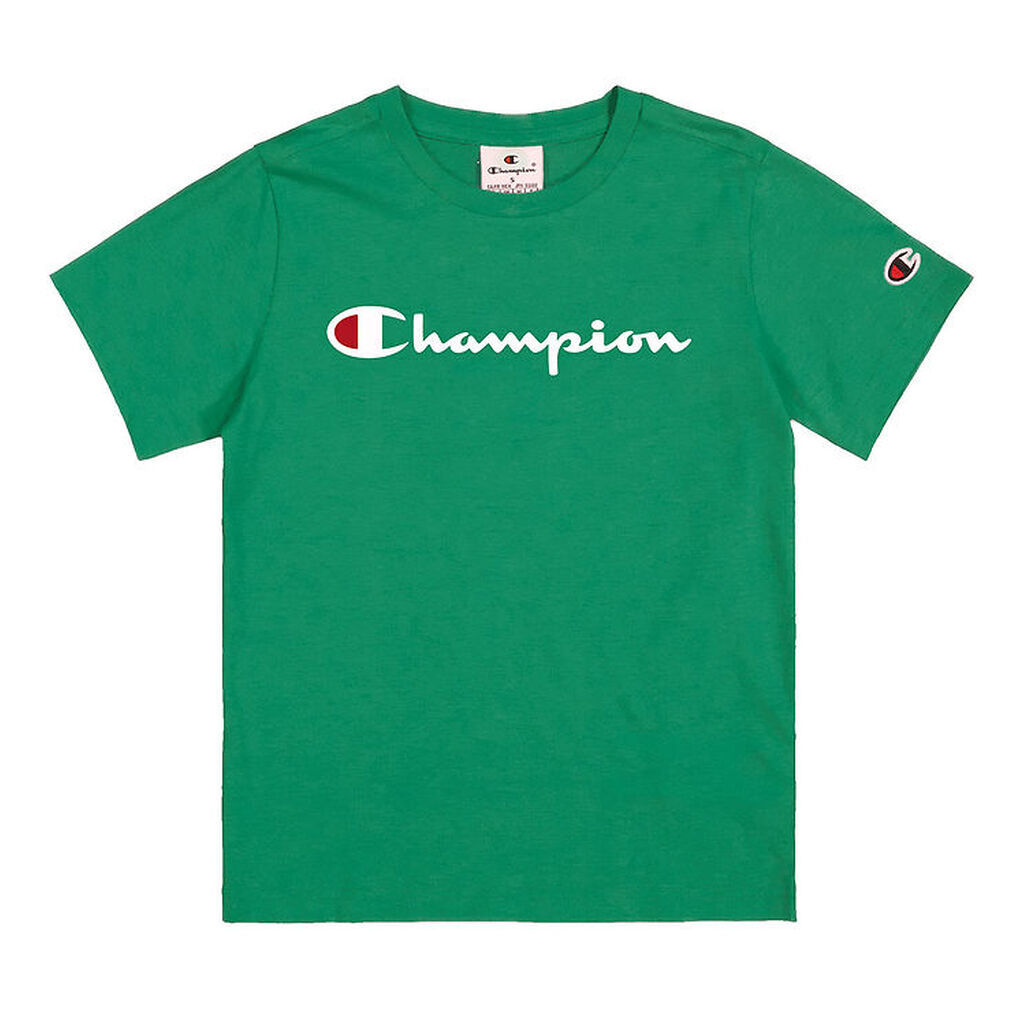 Champion T-shirt - Grøn m. Logo