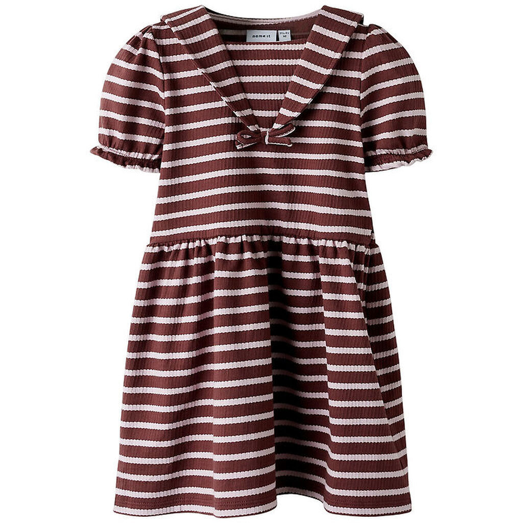 Name It Kjole - Rib - NmfKattie - Bleached Mauve/Andorra
