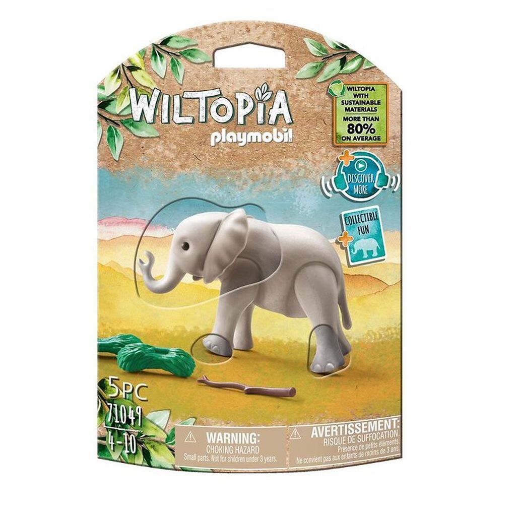 Playmobil Wiltopia - Ung Elefant - 71049 - 5 Dele