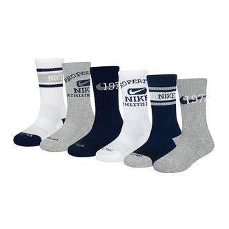 Nike Strømper - Cushioned - Dri-Fit - 6-pak - Hvid/Grå/Navy