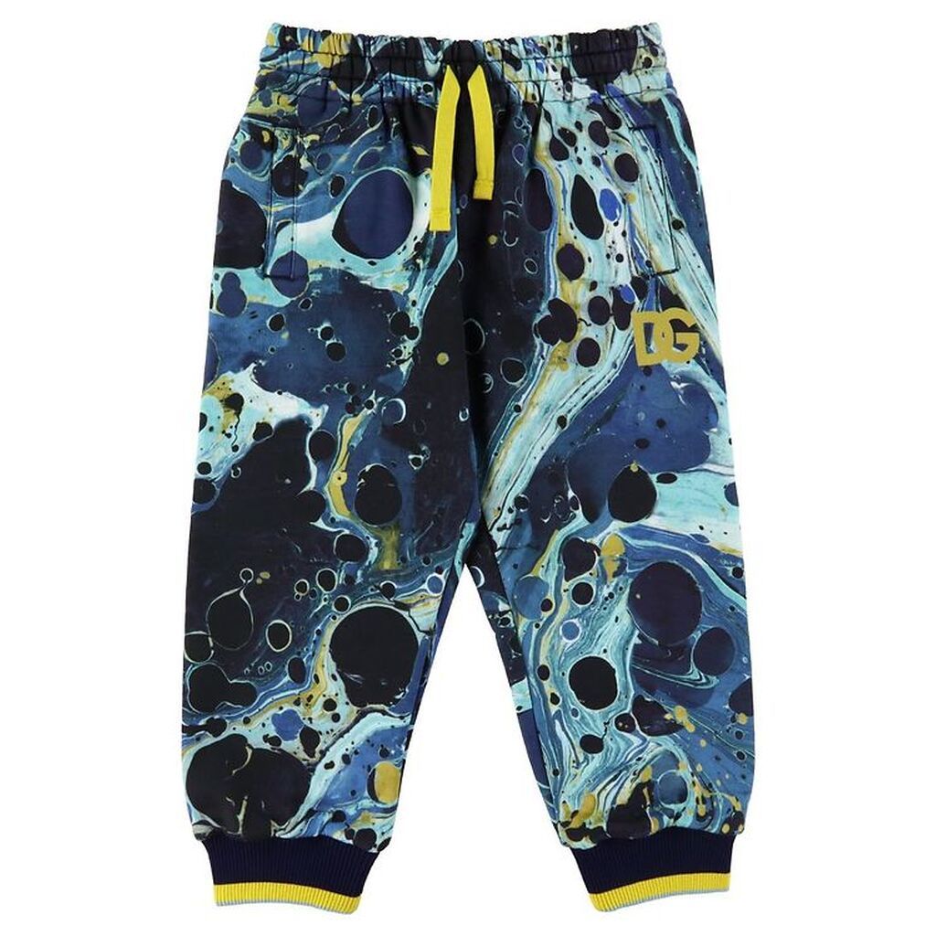 Dolce & Gabbana Sweatpants - Magnificent - Blå Marmor