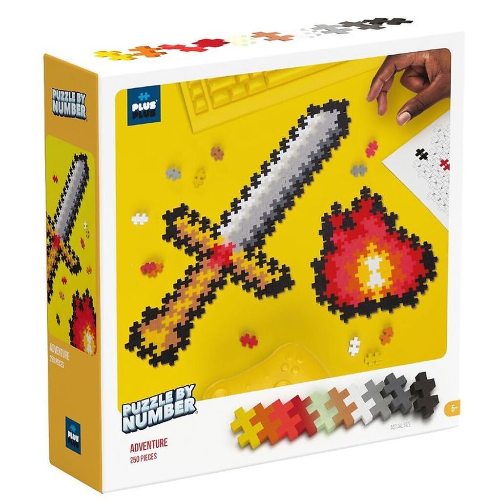 Plus-Plus Puzzle By Number - 250 stk. - Adventure