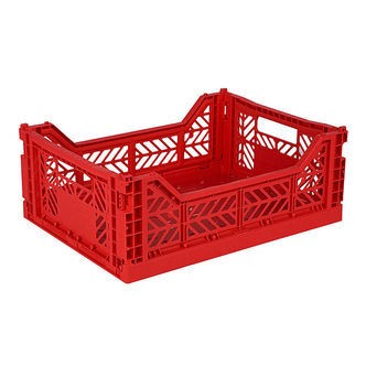 Aykasa Foldekasse - 40x30x15 cm - Midi - Rød