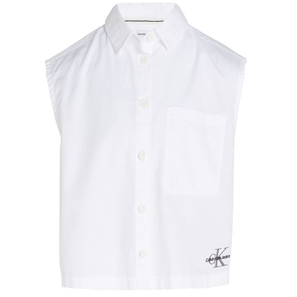Calvin Klein Skjorte - Monogram Off - Bright White