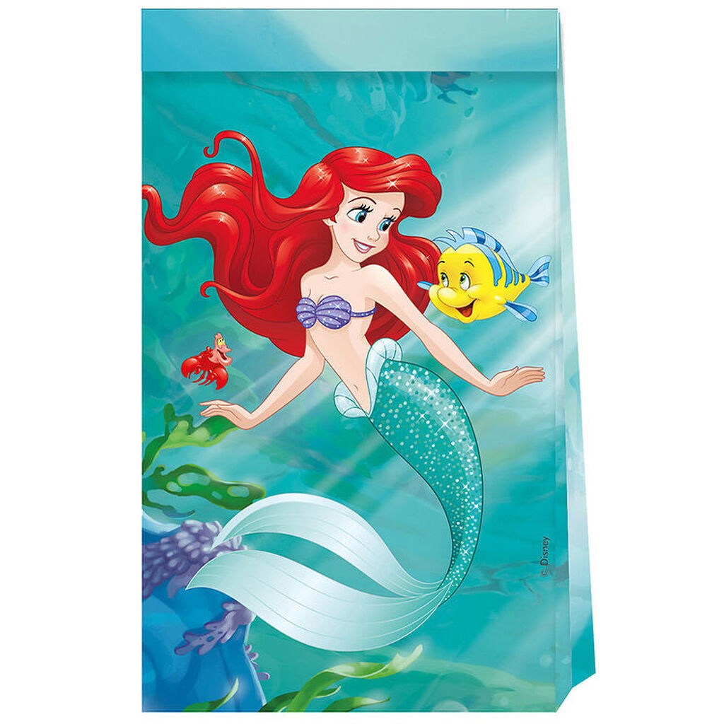 Decorata Party Slikposer - 4-pak - Ariel Curious