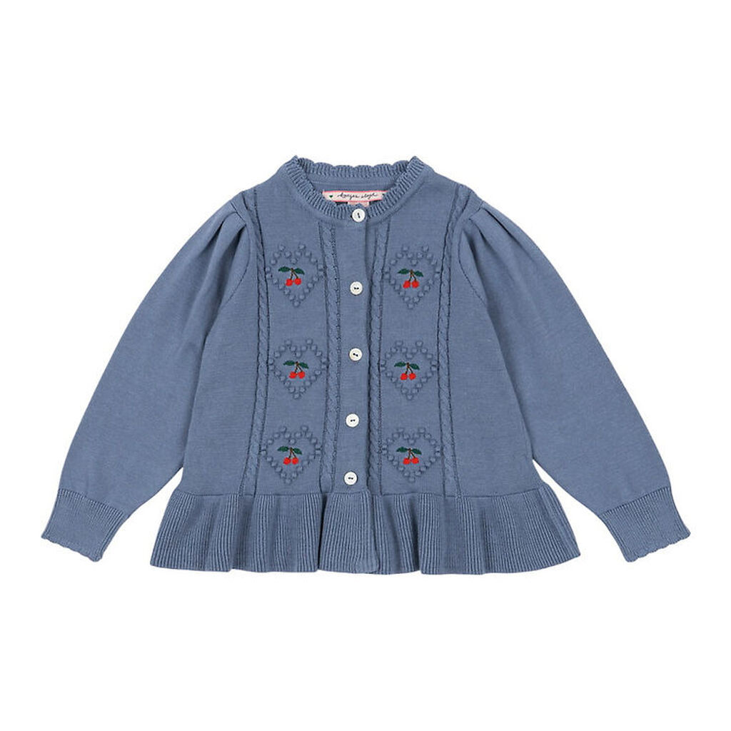 Konges Sløjd Cardigan - Strik - Soleil - Country Blue