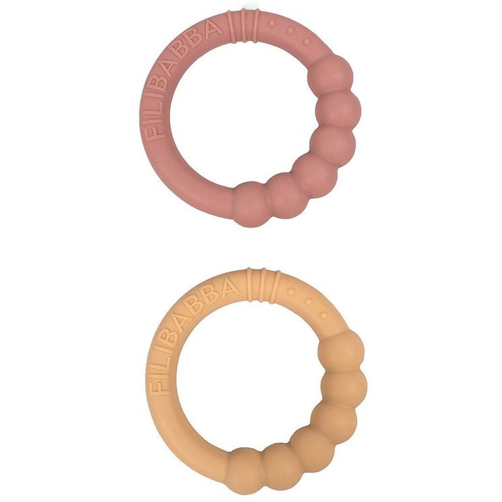 Filibabba Bidering - 2-Pak - Vintage Rose