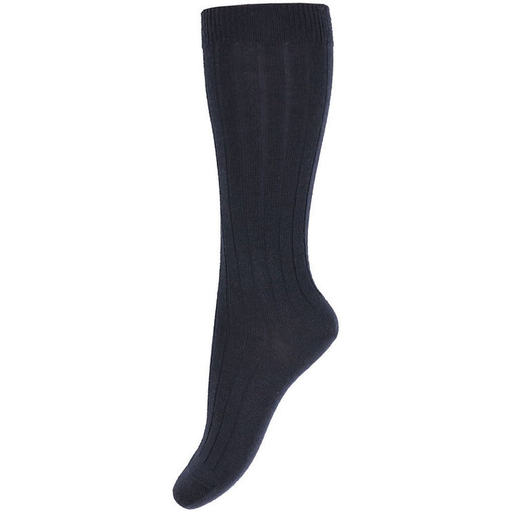 Condor Knæstrømper - Rib - Uld - Dark Blue