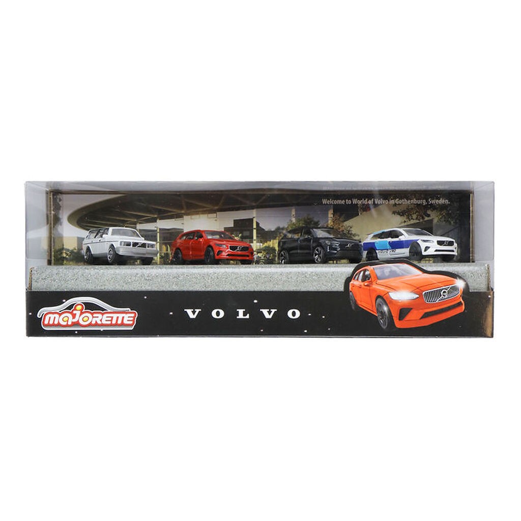 Majorette Biler - 4-pak - Volvo
