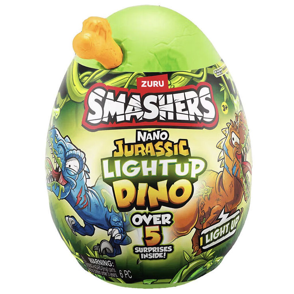 Smashers - Nano Jurassic Light Up Dino Egg