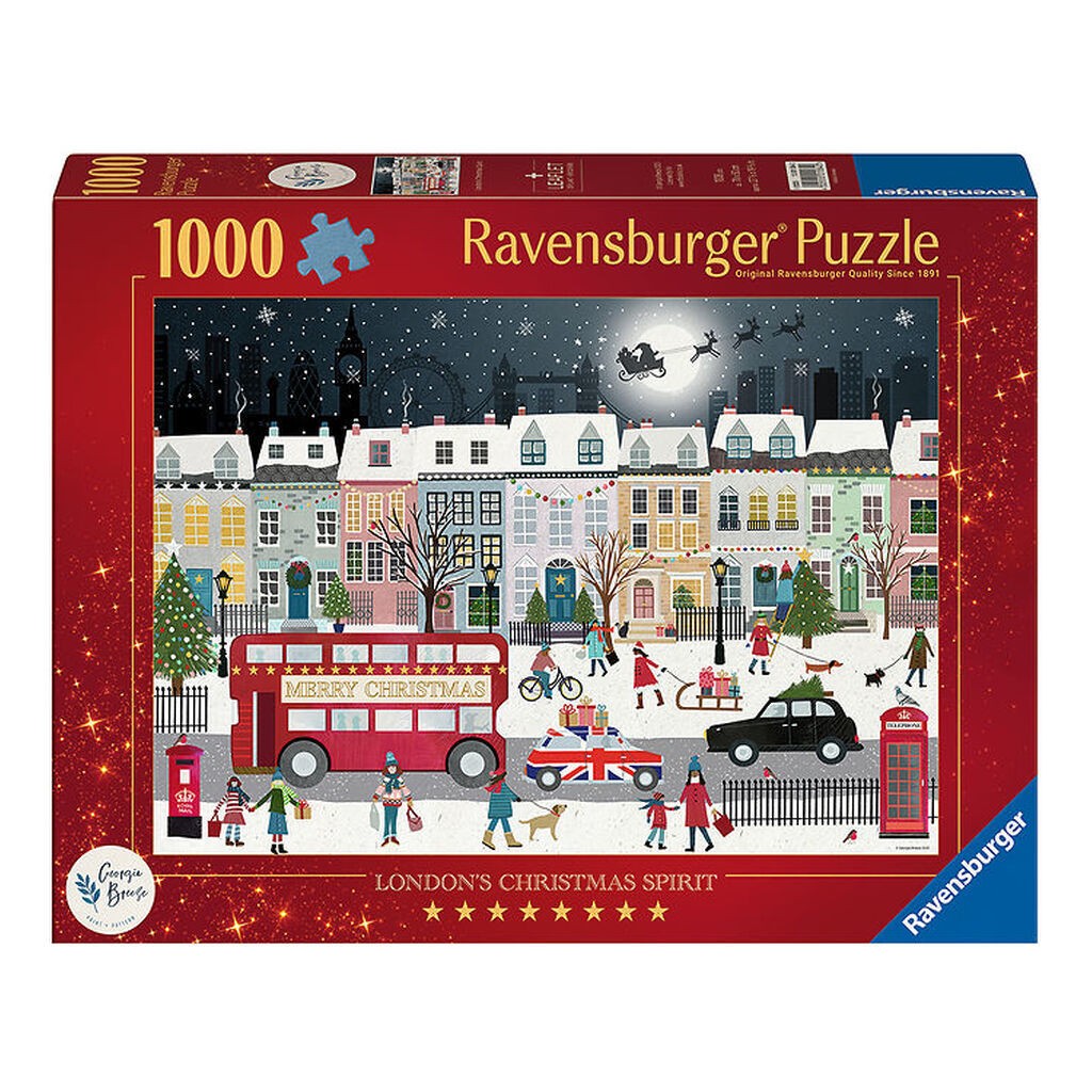 Ravensburger Puslespil - 1000 Brikker - London's Christmas Spiri