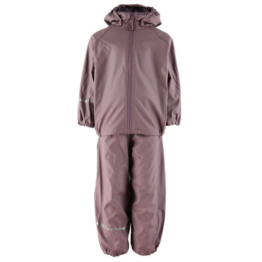 CeLaVi Regntøj m. Seler/Fleece - Recycle PU - Moonscape