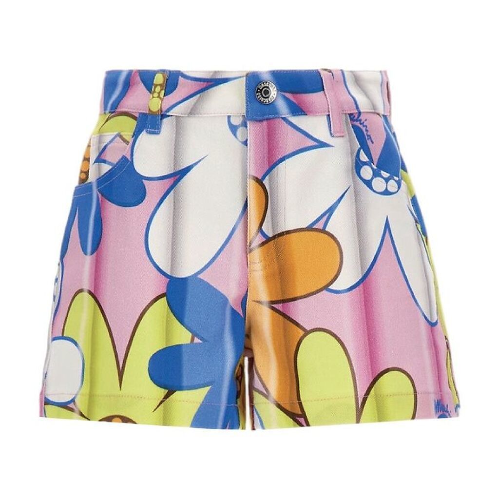 Moschino Denimshorts - Pink/Blå/Gul