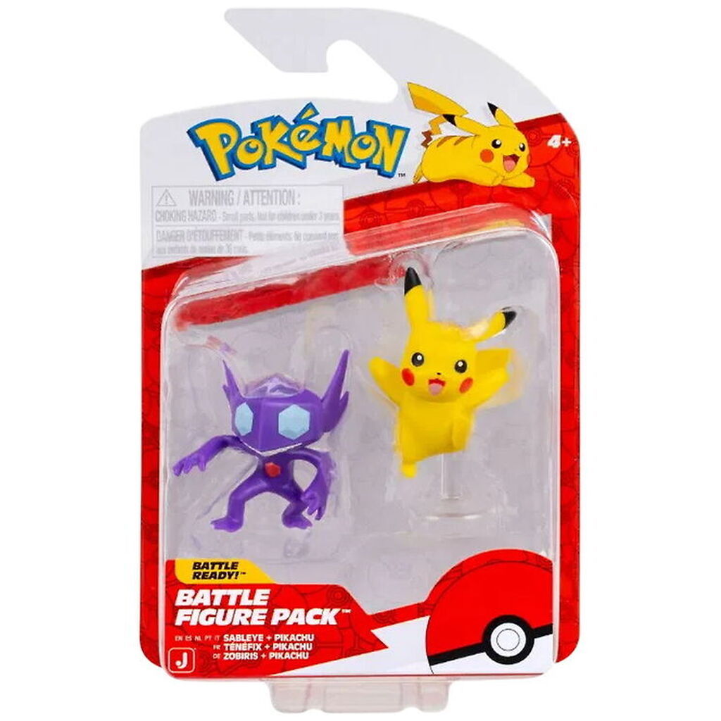 Pokémon Figurer - Battle Figure - 2-pak - Sableye/Pikachu