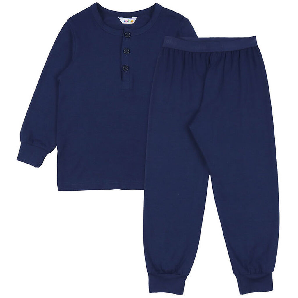 Joha Nattøj - Bambus - Marineblå