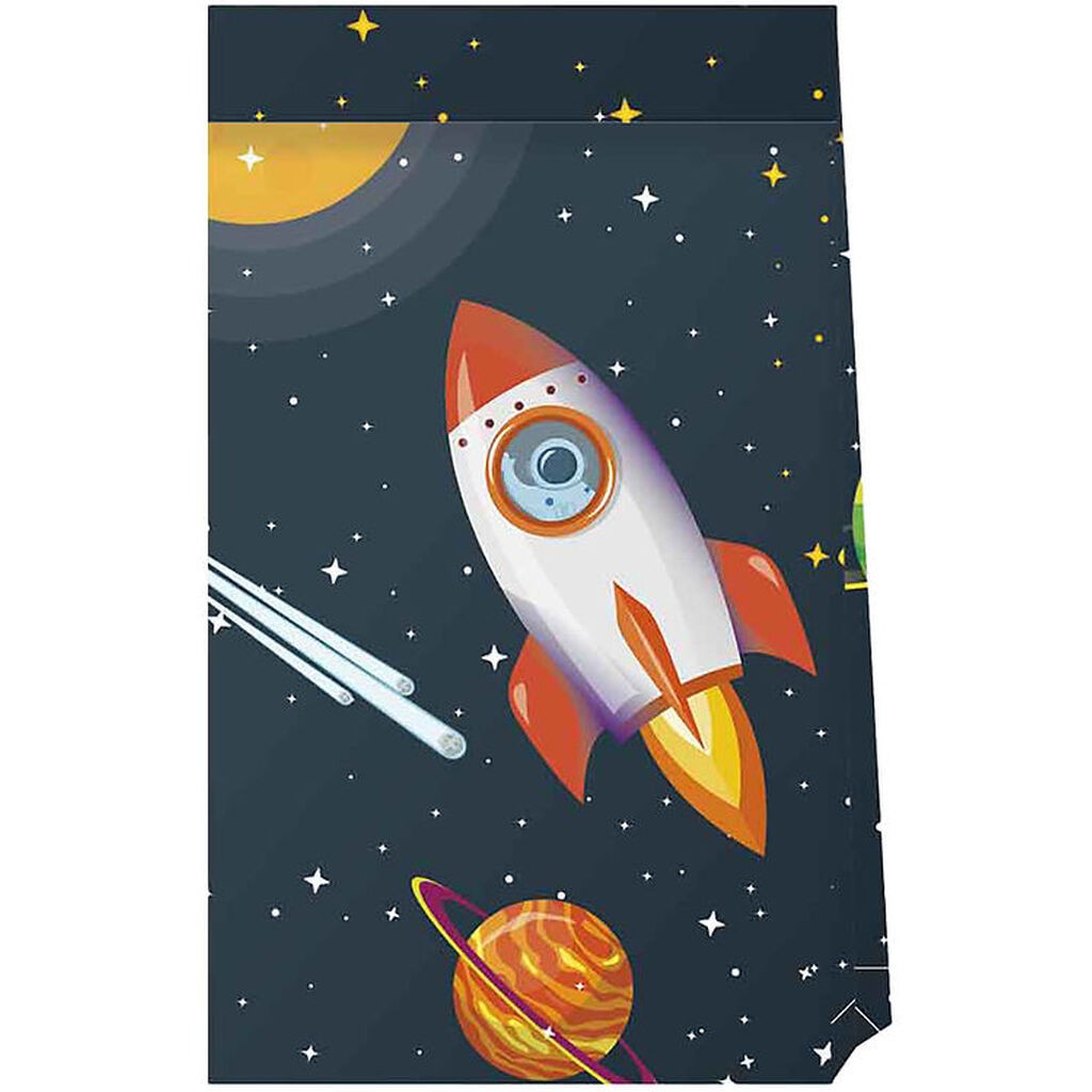 Decorata Party Slikpose - 4-pak - Rocket Space