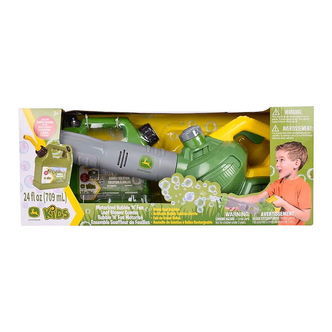 John Deere Sæbeboblemaskine - 36 cm - Løvblæser & Refill