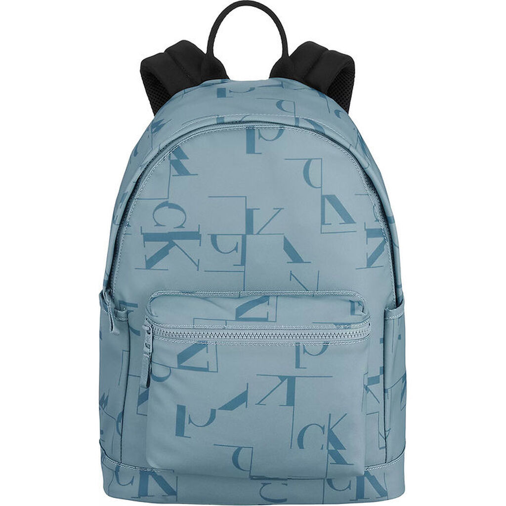 Calvin Klein Skoletaske - City Grid - Faded Denim/Blå