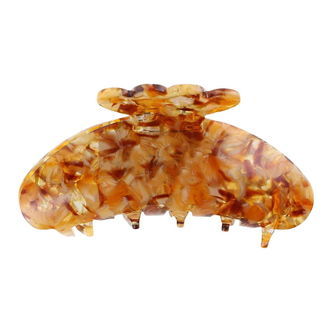 By Stær Hårklemme - Asta - 10x5 cm - Brun Meleret