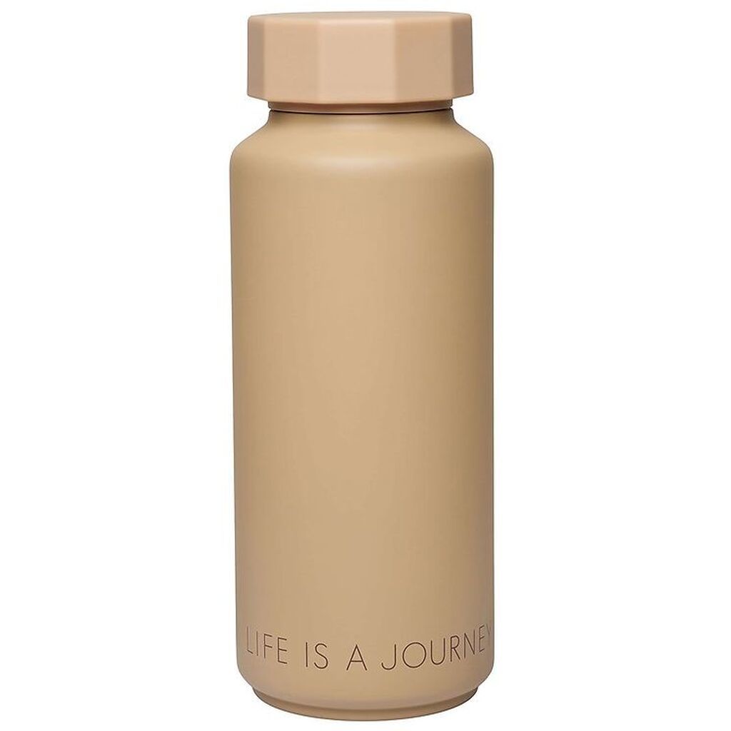 Design Letters Termoflaske - 500 ml - Beige