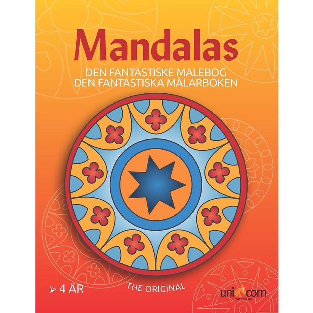 Mandalas Malebog - Den Fantastiske Malebog - 4 år