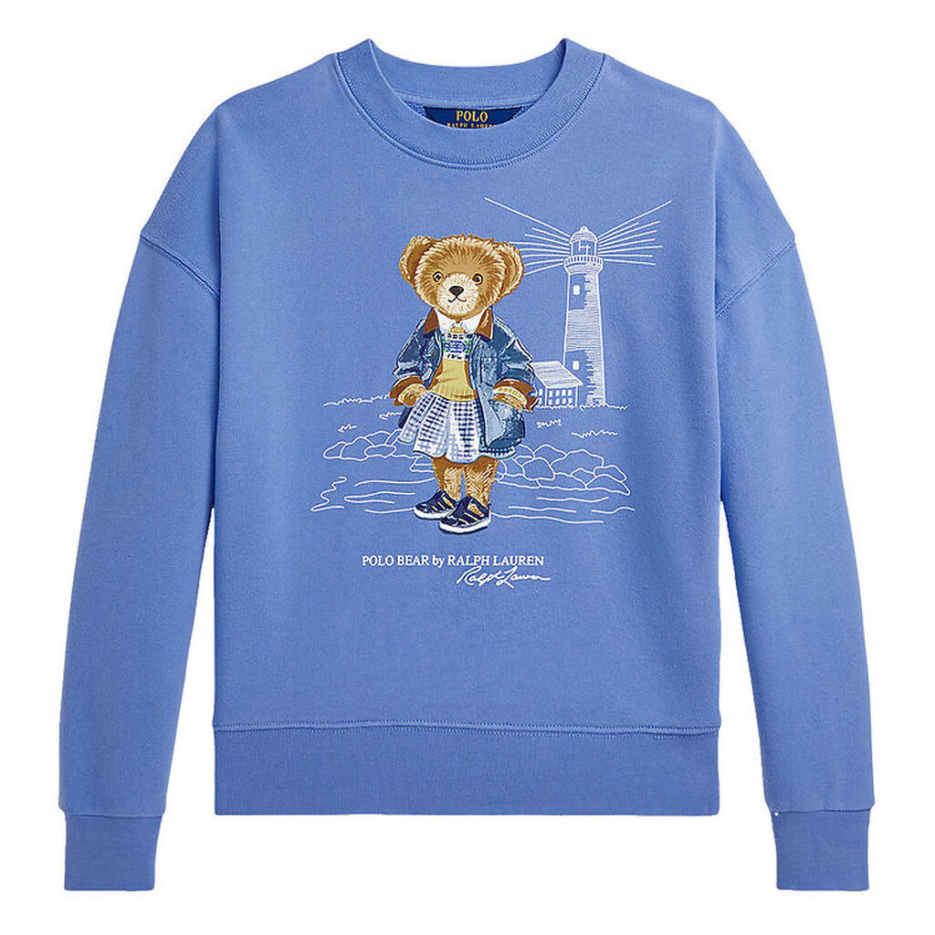 Polo Ralph Lauren Sweatshirt - Blå m. Bamse