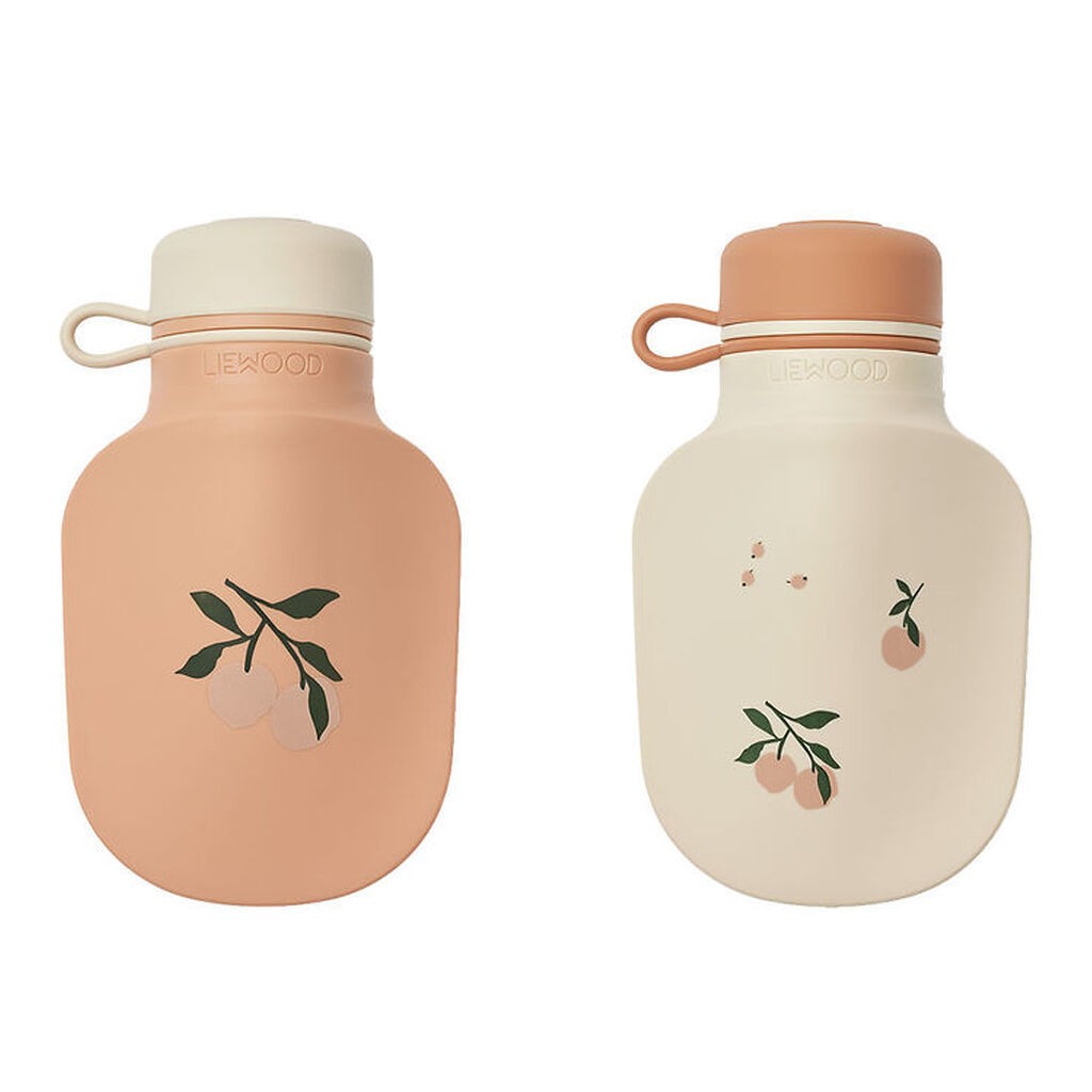 Liewood Drikkedunk - 2-pak - Lizzie - 150 ml - Peach/Sea Shell