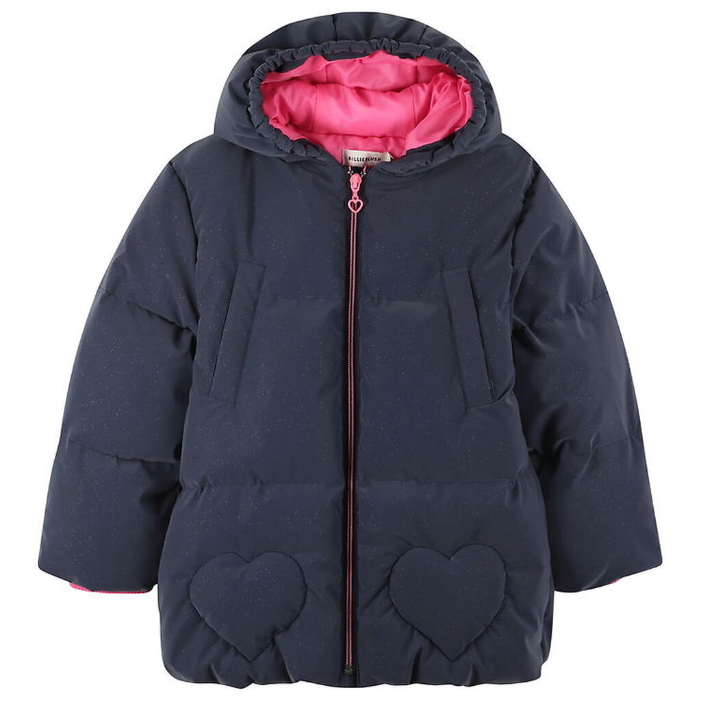 Billieblush Dynejakke - Navy/Pink