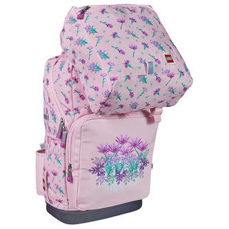 LEGOÂ® Skoletaskesæt - Optimo - Flowers - 20 L - Lyserød