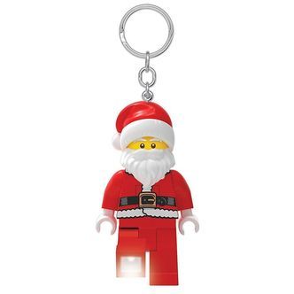 LEGOÂ® Nøglering m. Lommelygte - LEGOÂ® Santa