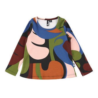 Danefæ Bluse - Bomuld/Viskose - Danenaya Interlock - Black Trops