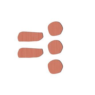 Sebra Træbogstaver - Tegn - Watermelon Pink